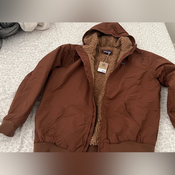 Men's Brown Hooded Jacket - Picture 1 of 1